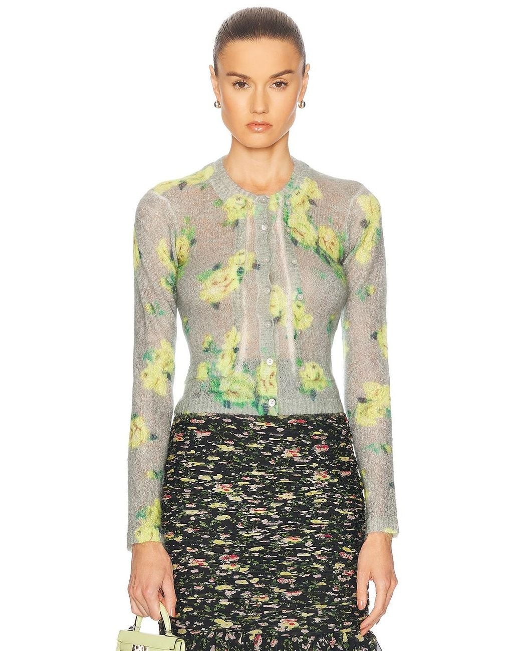 Acne Green Kahoo Cardigan
