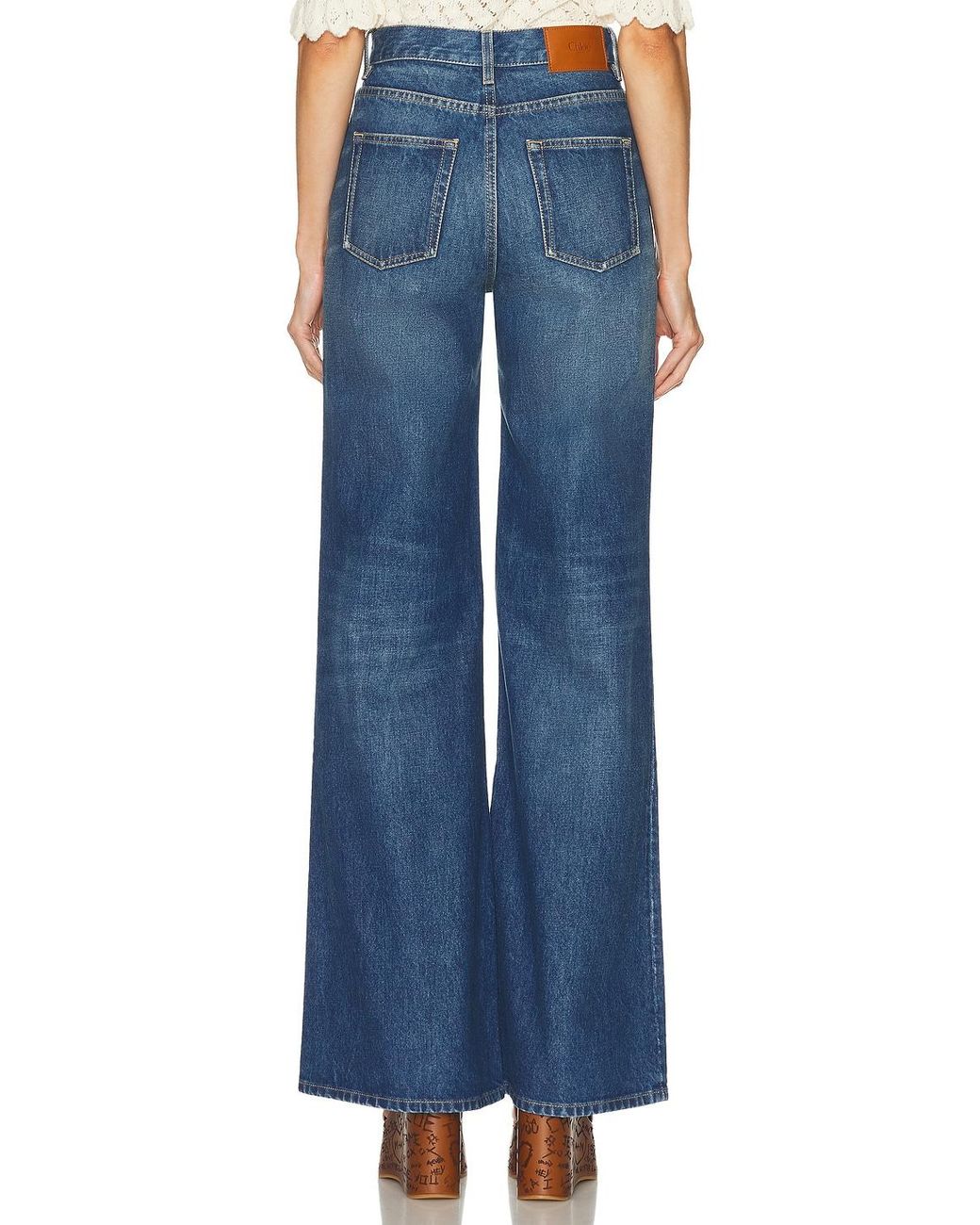 Chloé Blue Wide Leg
