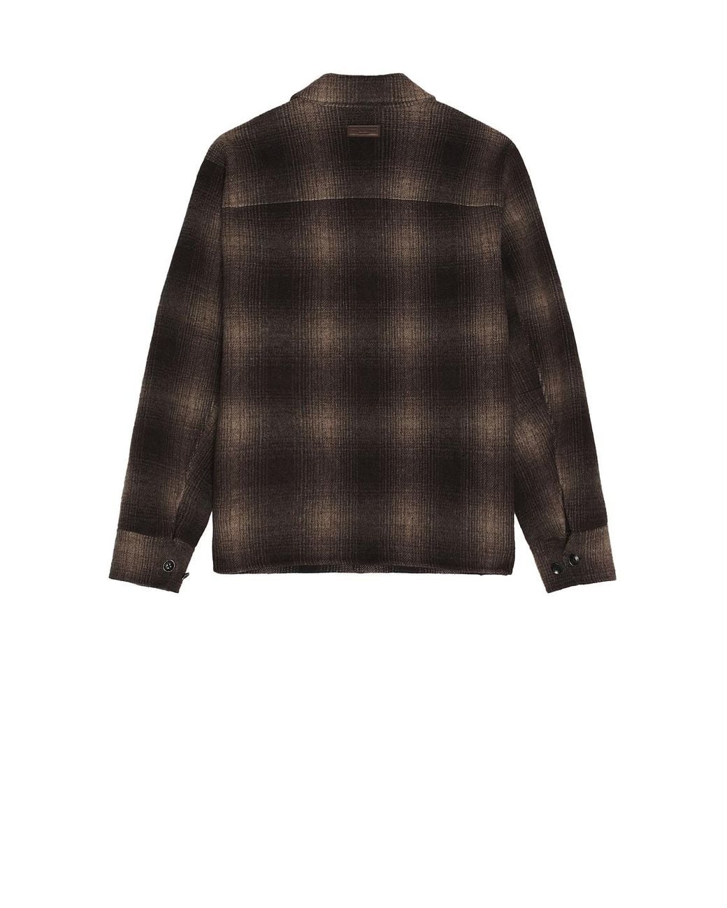 Rag & Bone Black Austin Wool Shirt Jacket for men
