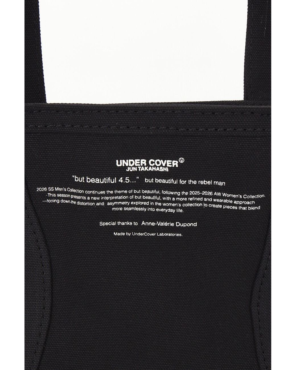 Undercover Black Tote for men