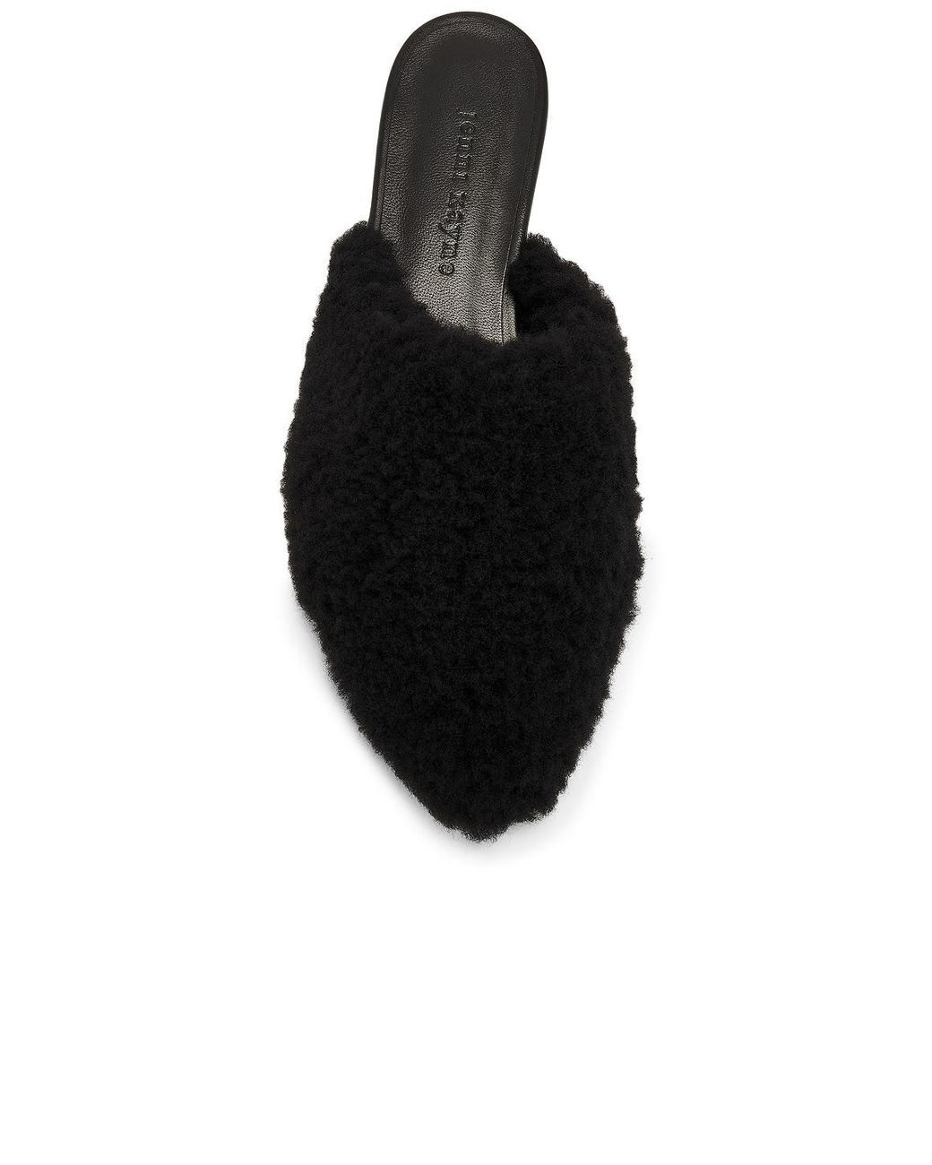 Jenni Kayne Black Shearling Mule
