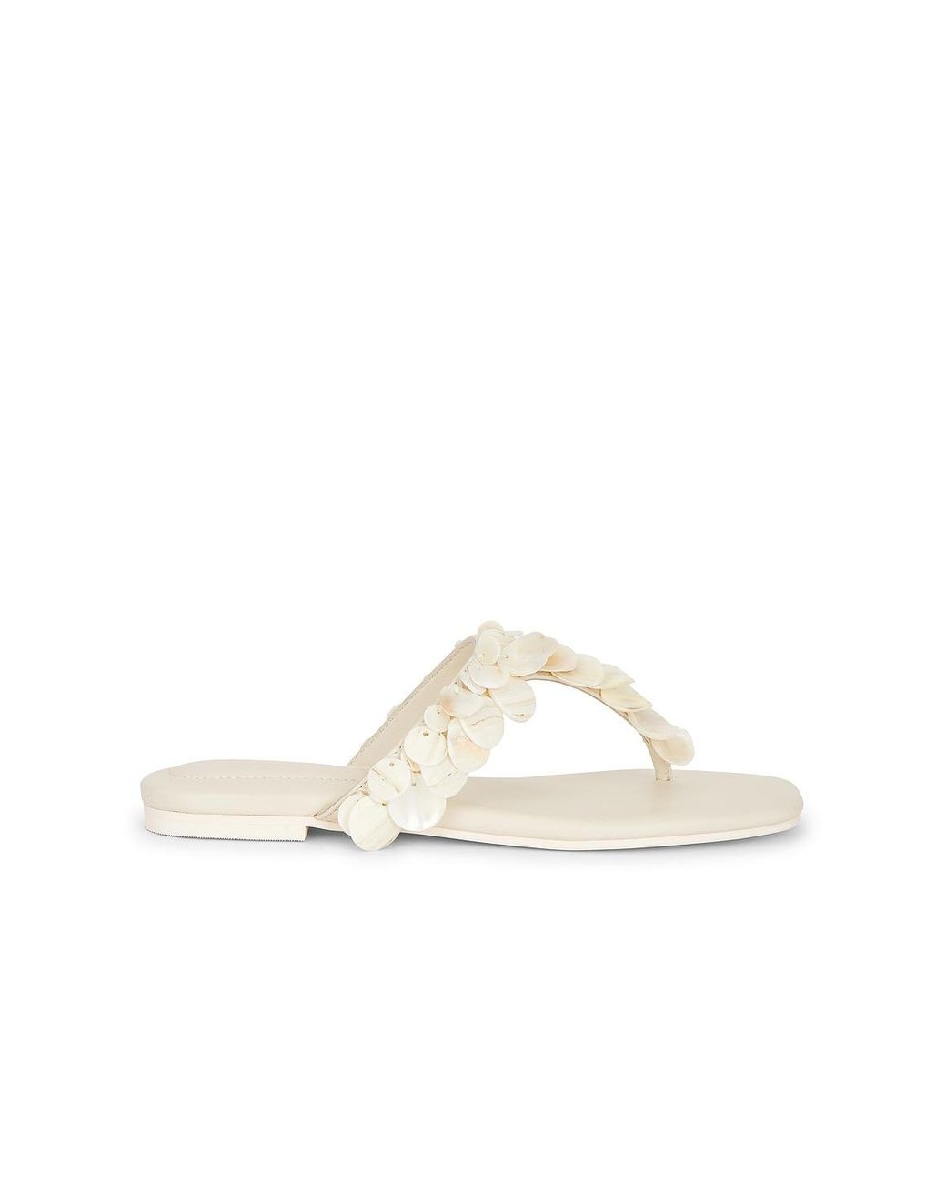Jonathan Simkhai White Elin Thong Sandal