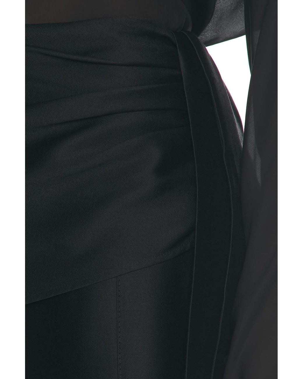 Zimmermann Black Clash Draped Flare Pant