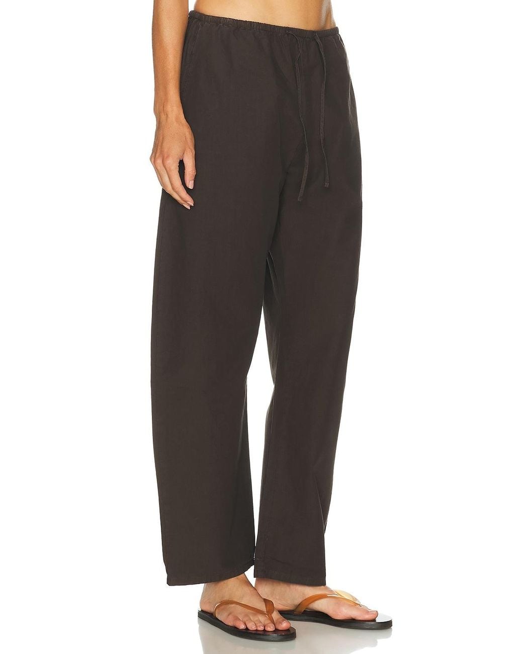 Leset Black Kyoto Drawstring Pant