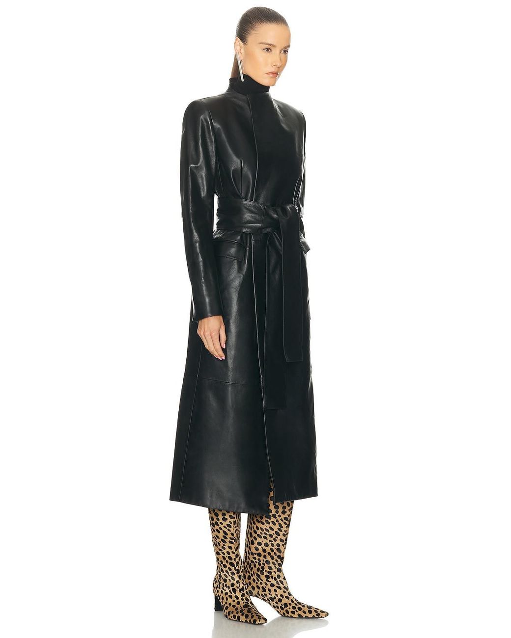Khaite Black Jelson Coat