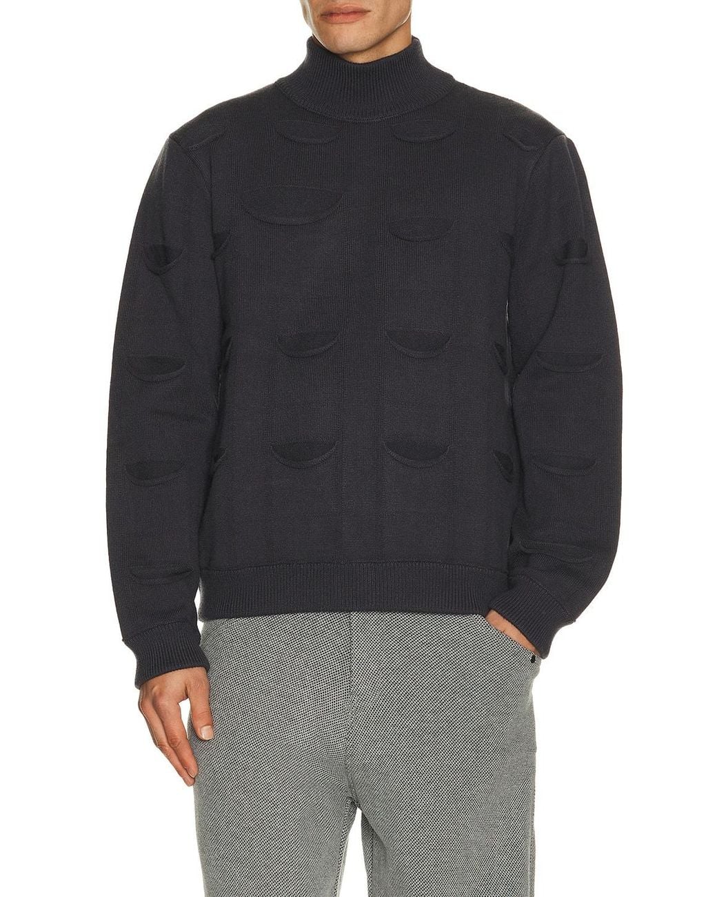 Isa Boulder Gray All Pockets Pullover for men