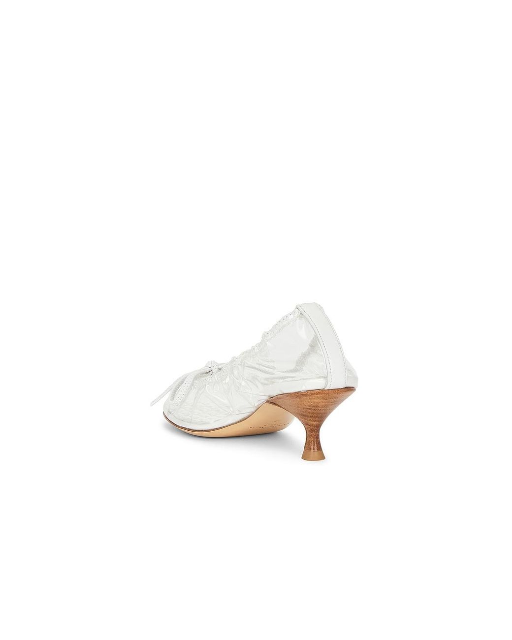 Herbert Levine White Rain Check 50 Heel