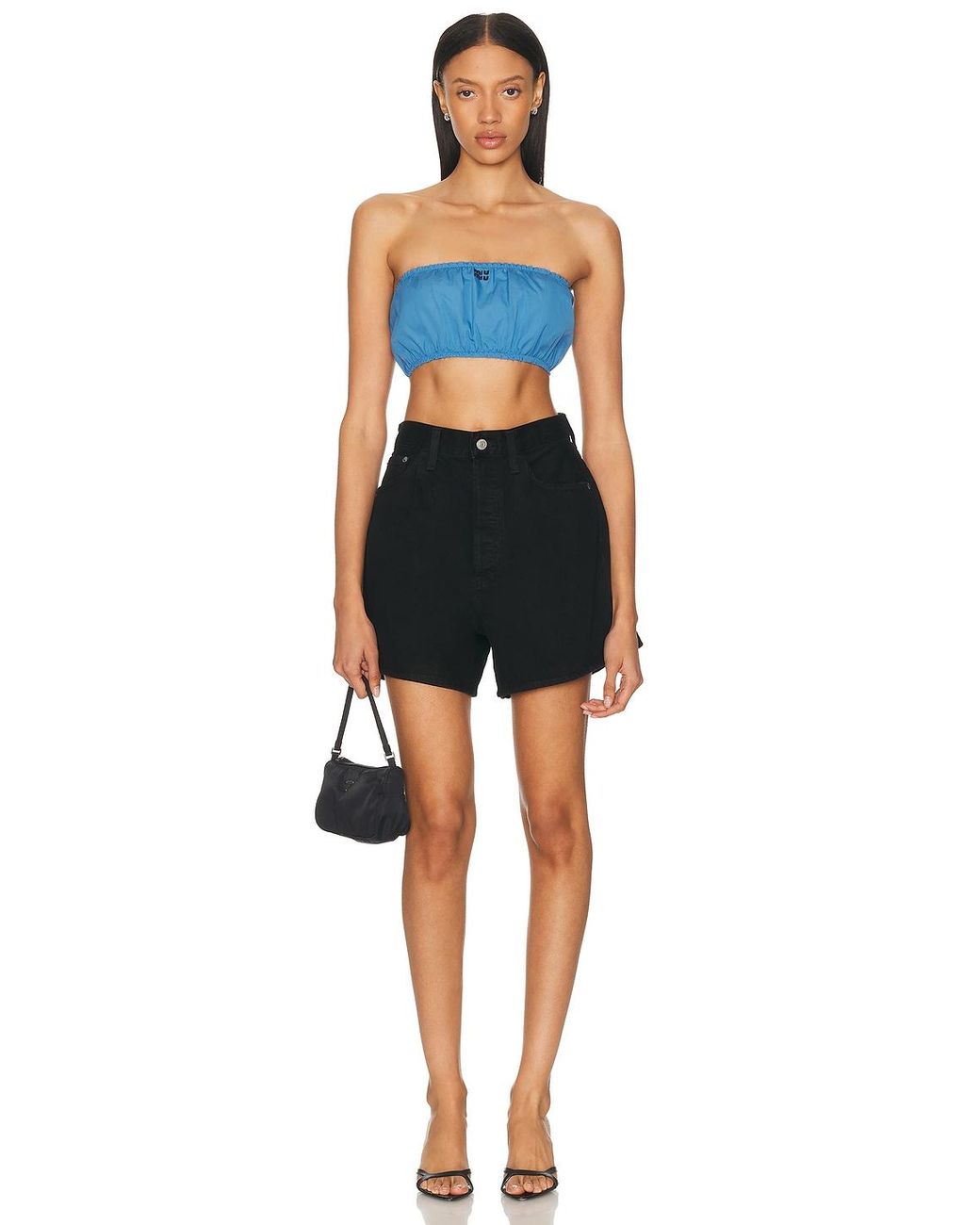 Agolde Black Rhoda Short