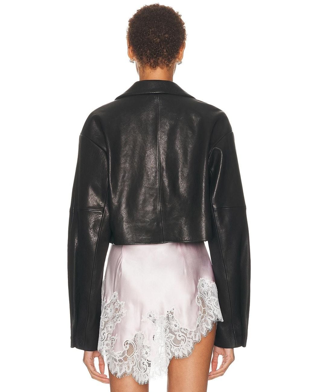 SRG Black Alina Leather Jacket