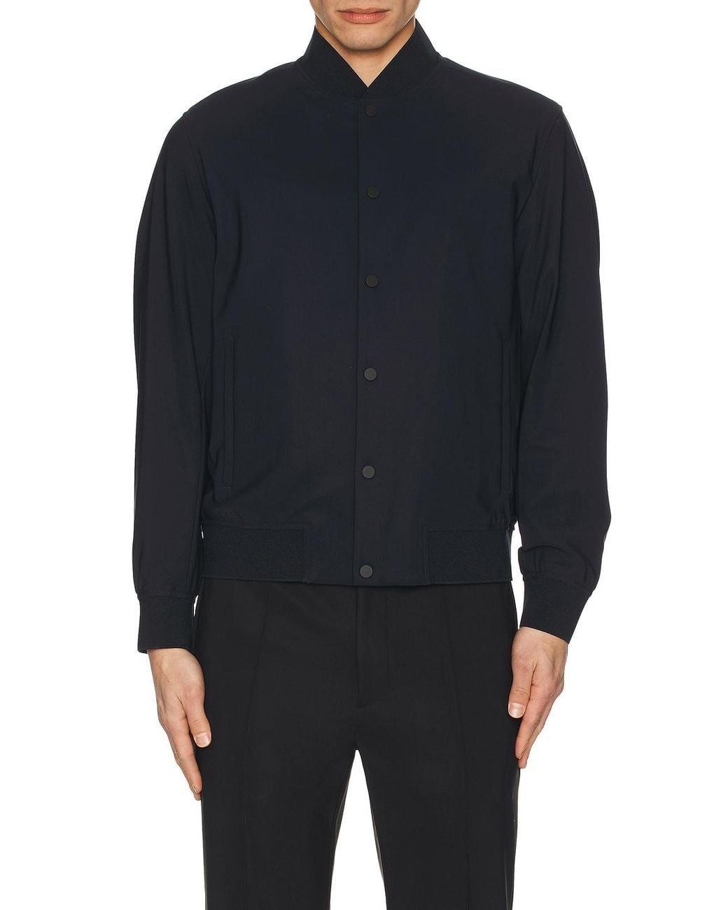 Theory Blue Precision Ponte Murphy Jacket for men
