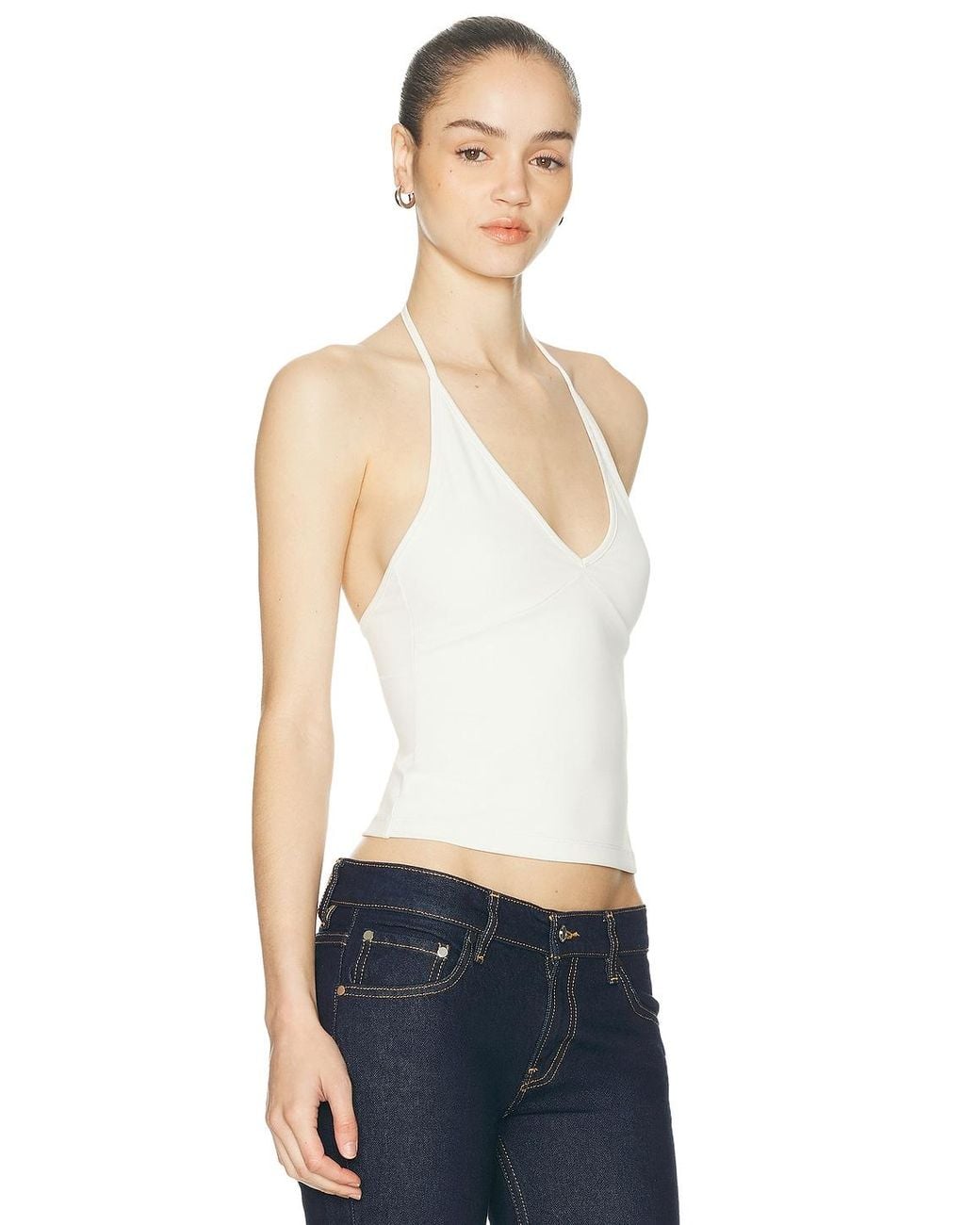 GRLFRND White Halter Tank