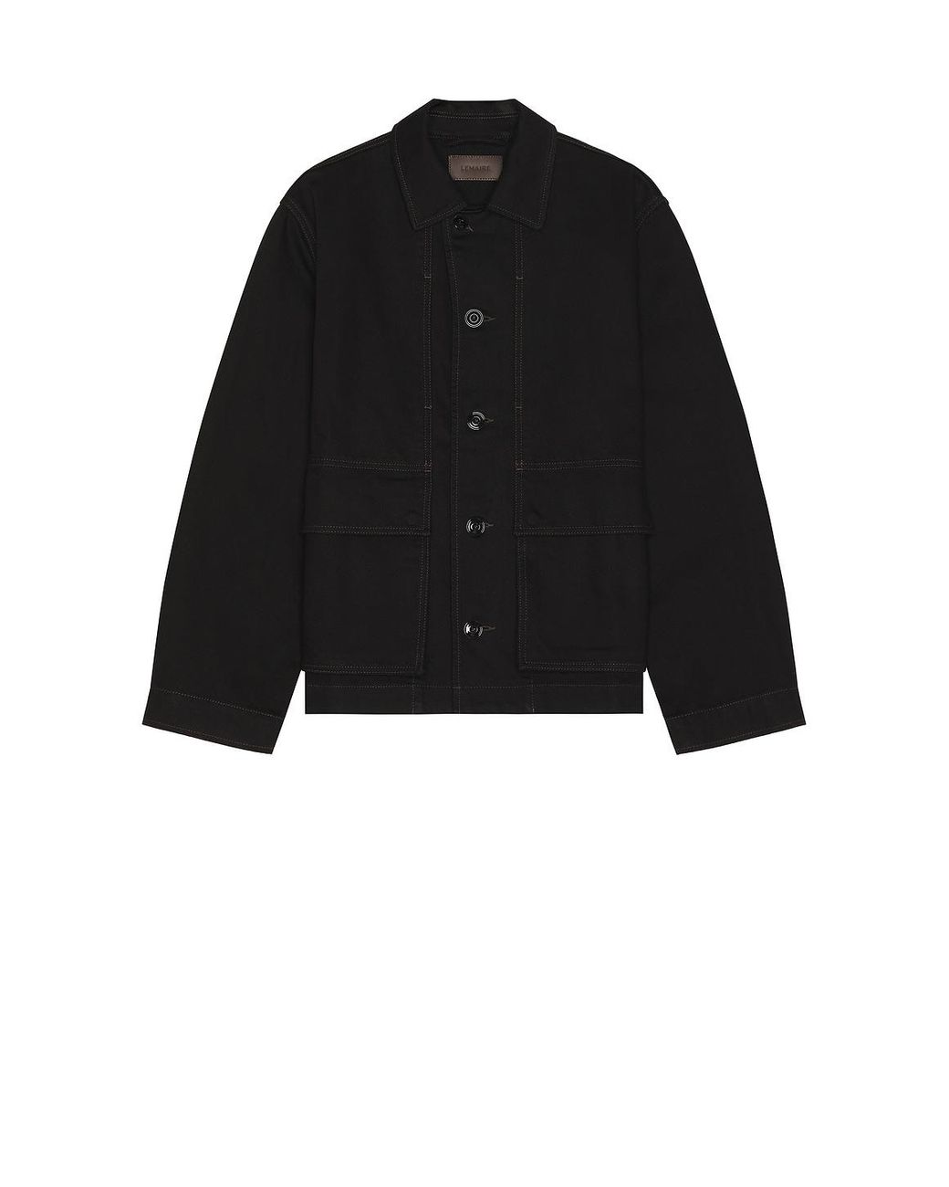Lemaire Black Boxy Jacket for men