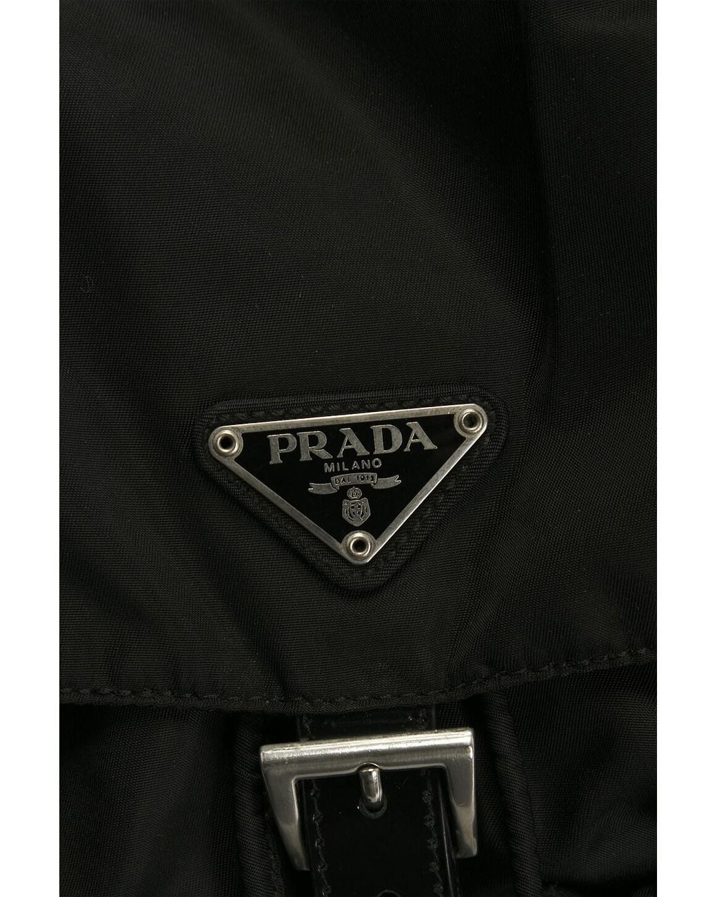 Prada Black Tessuto Backpack
