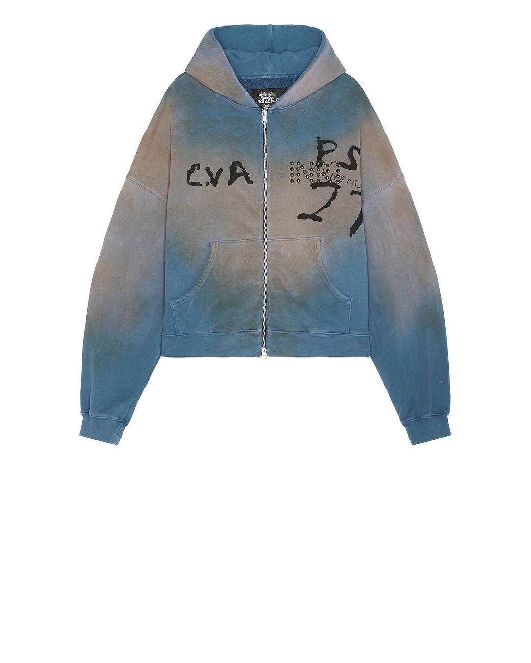 RRR123 Inri Zip Hoodie in Blue for Men | Lyst