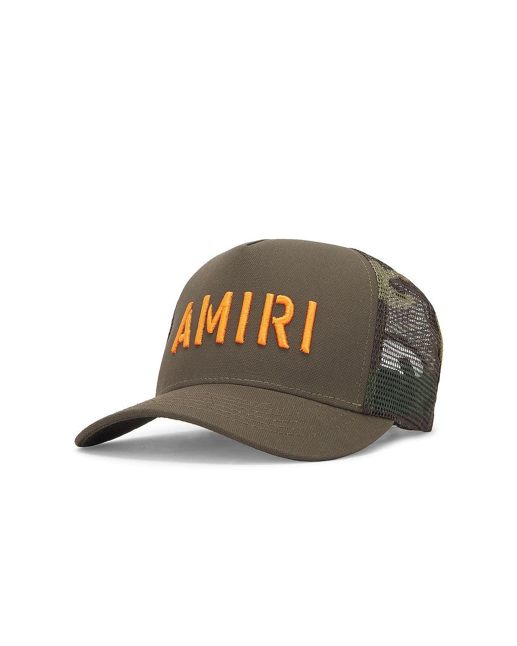 Amiri Arts Stencil Trucker Hat in Green for Men | Lyst