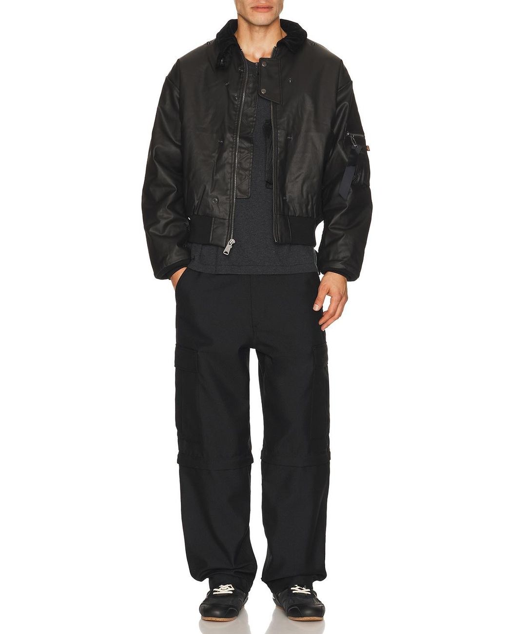 Alpha Industries Black X Andersson Bell Cwu 45/P Flight Jacket for men