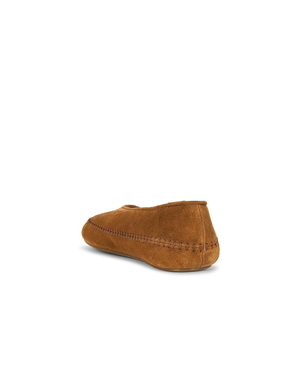 Jenni Kayne Brown Shearling Bare Flat