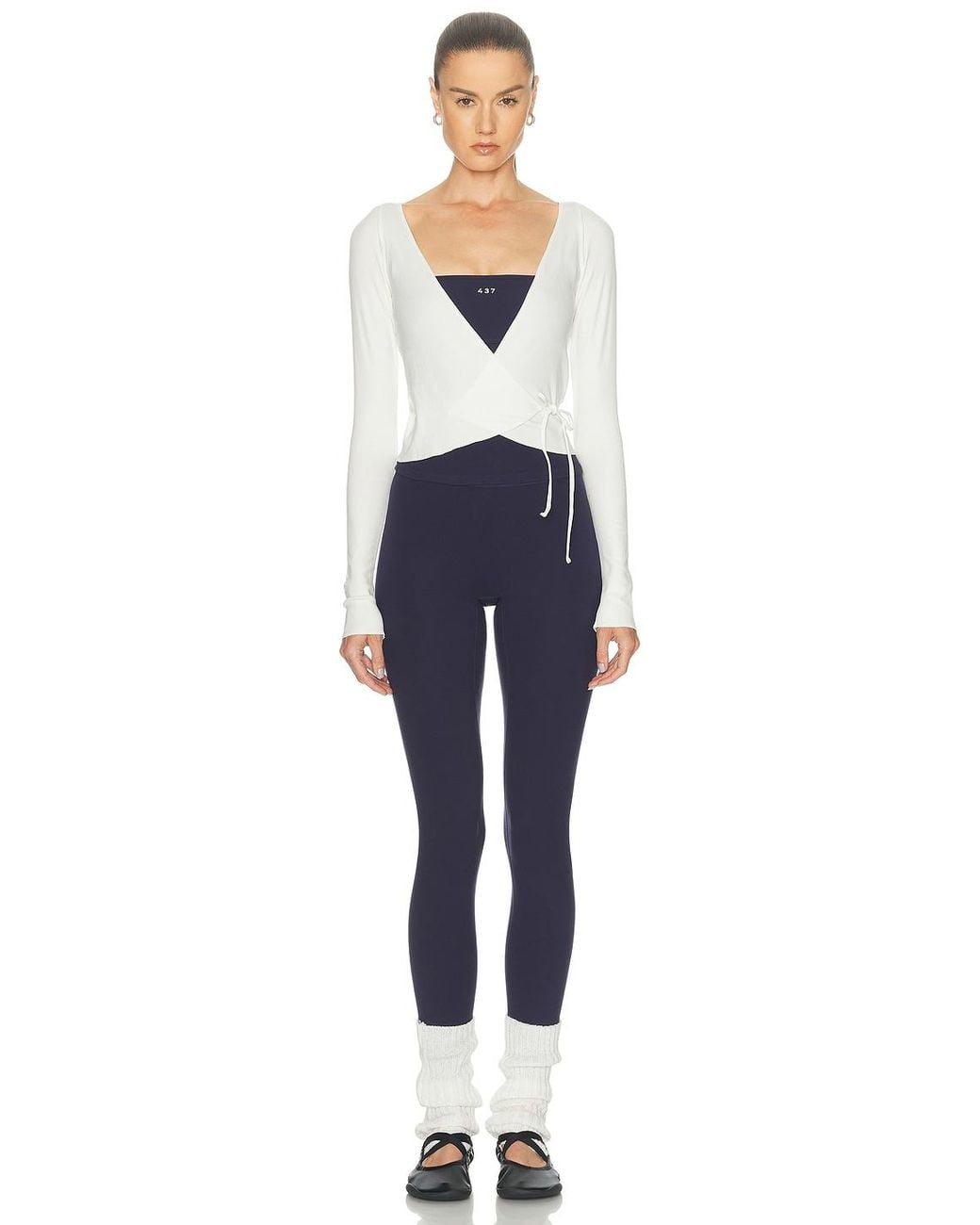 437 Blue The Essentials legging