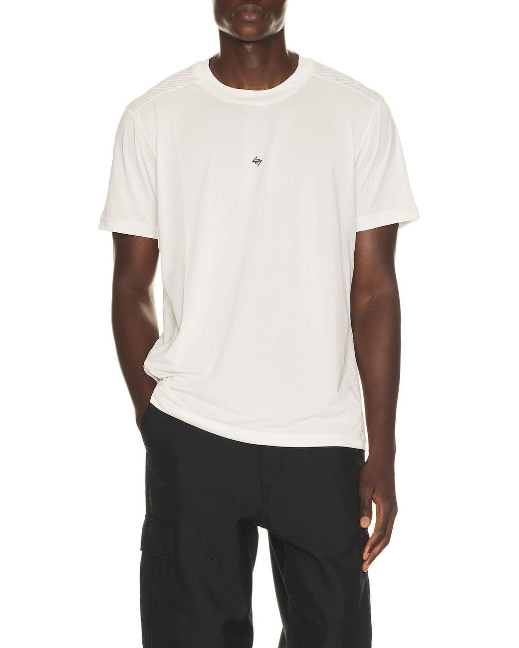 24/7 White Numbers Tee for men