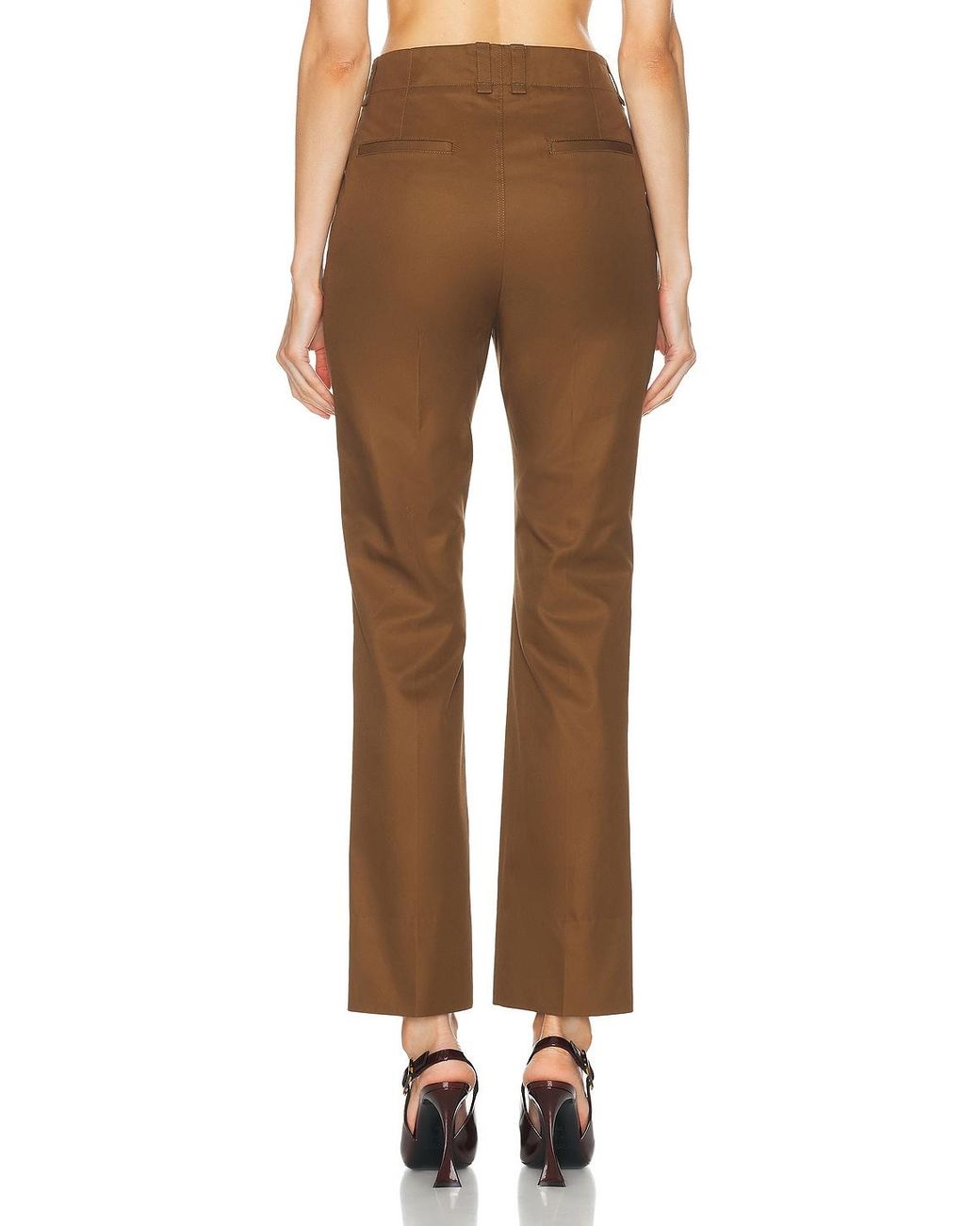 Saint Laurent Brown Bootcut Pant