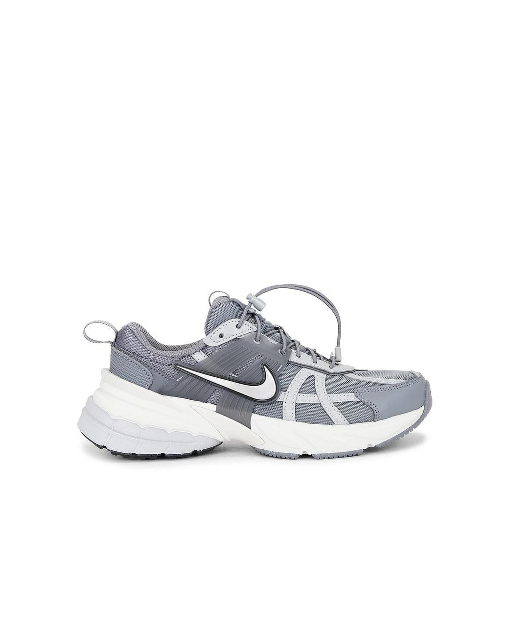 Nike White V2K Run Speed Lace Sneaker