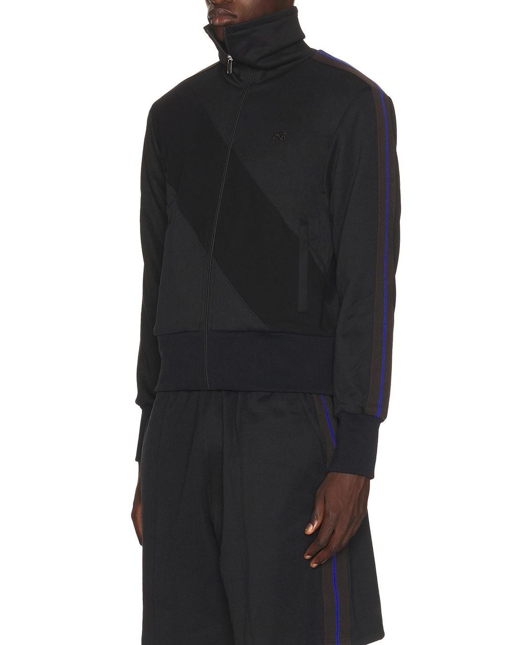 Wales Bonner Black Form Track Jacket for men