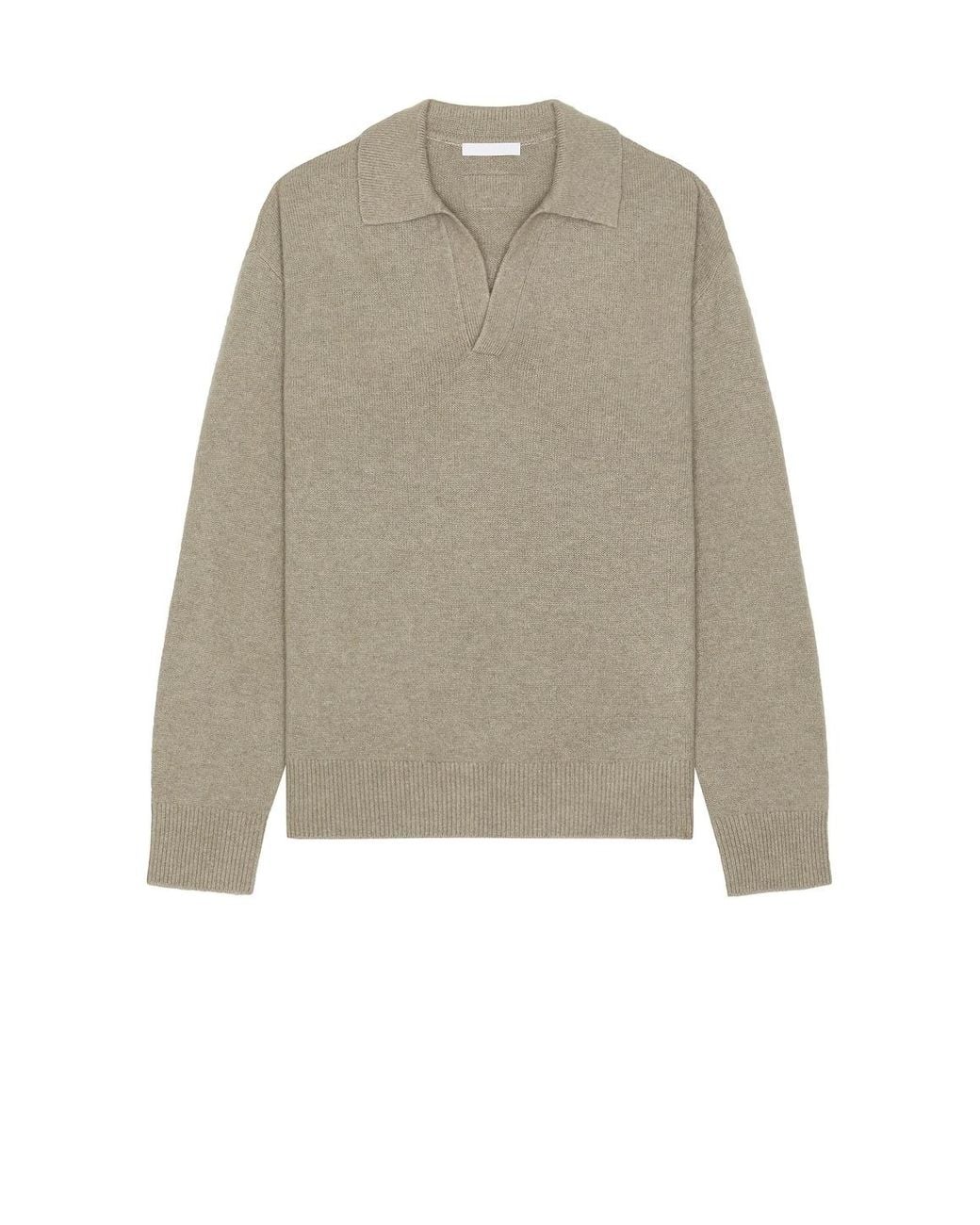 Helmut Lang Natural Brushed Polo for men
