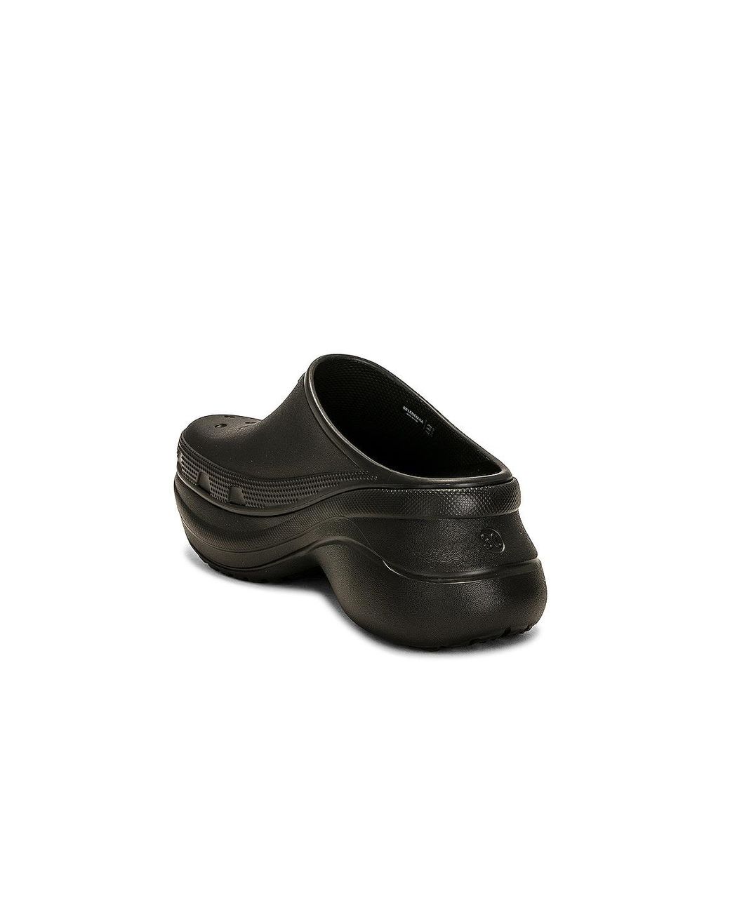 Balenciaga Black Crocs Mule