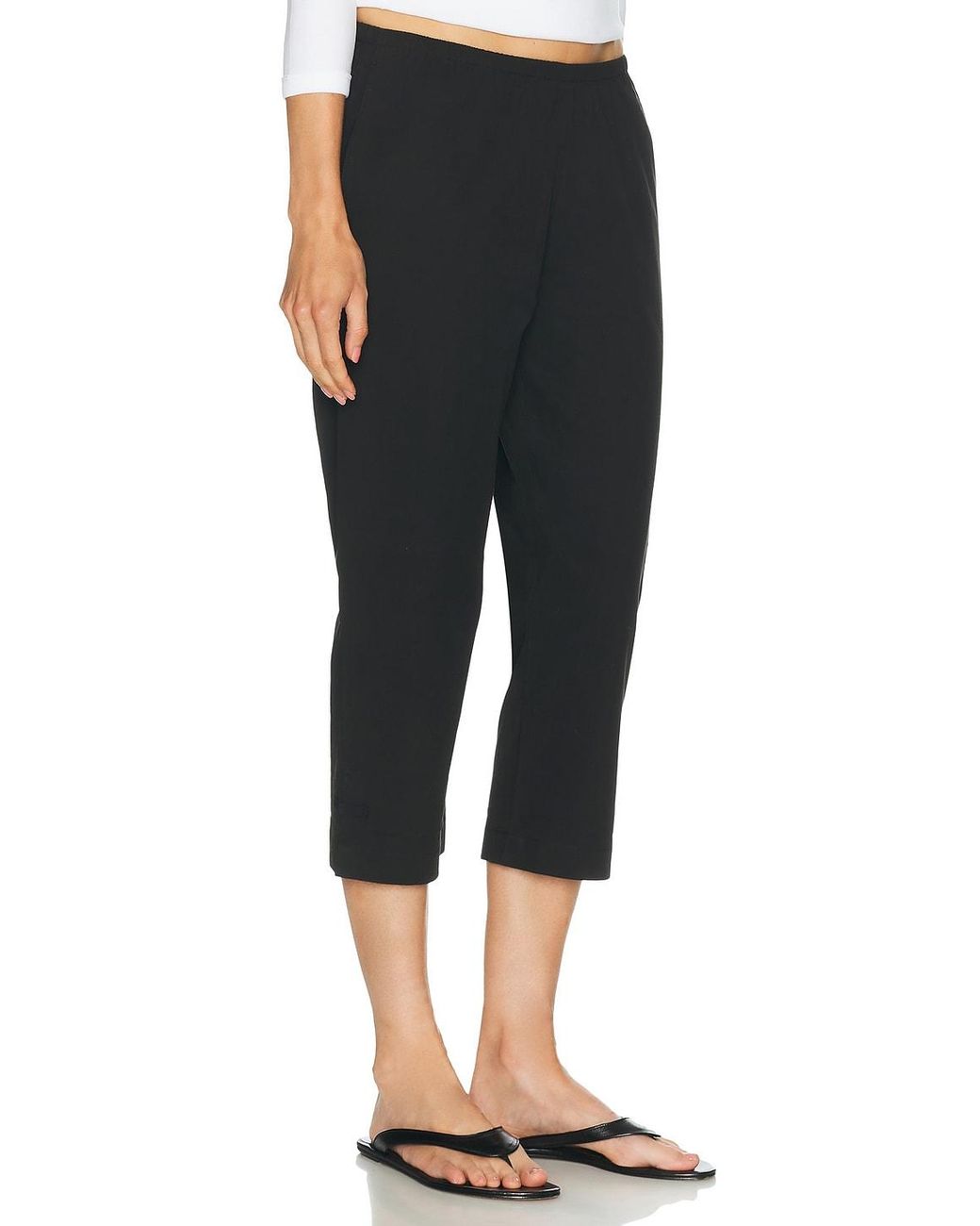 Deiji Studios Black Capri Pant