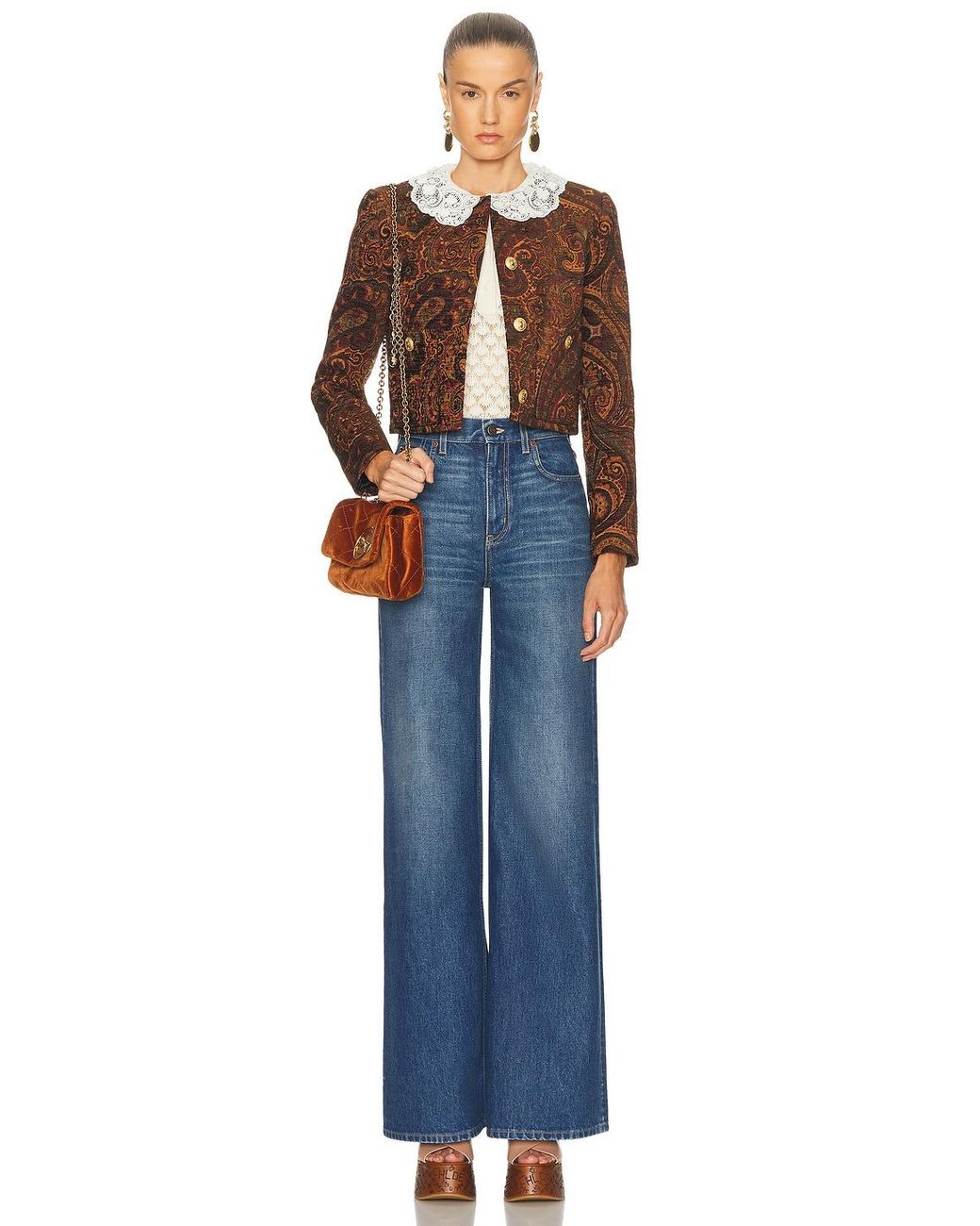 Chloé Blue Wide Leg
