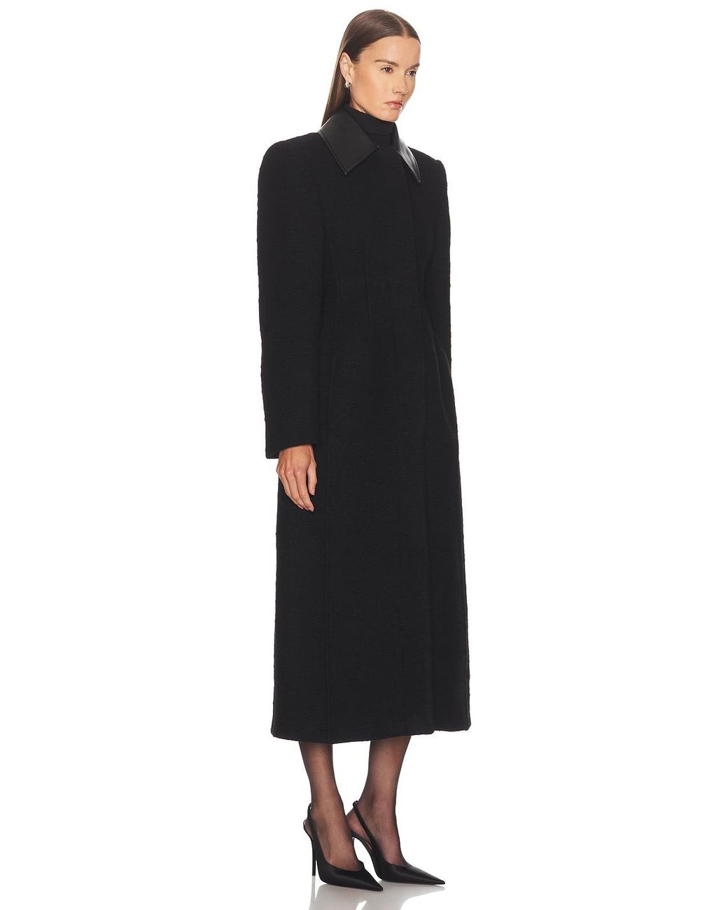 Sportmax Black Aere Coat