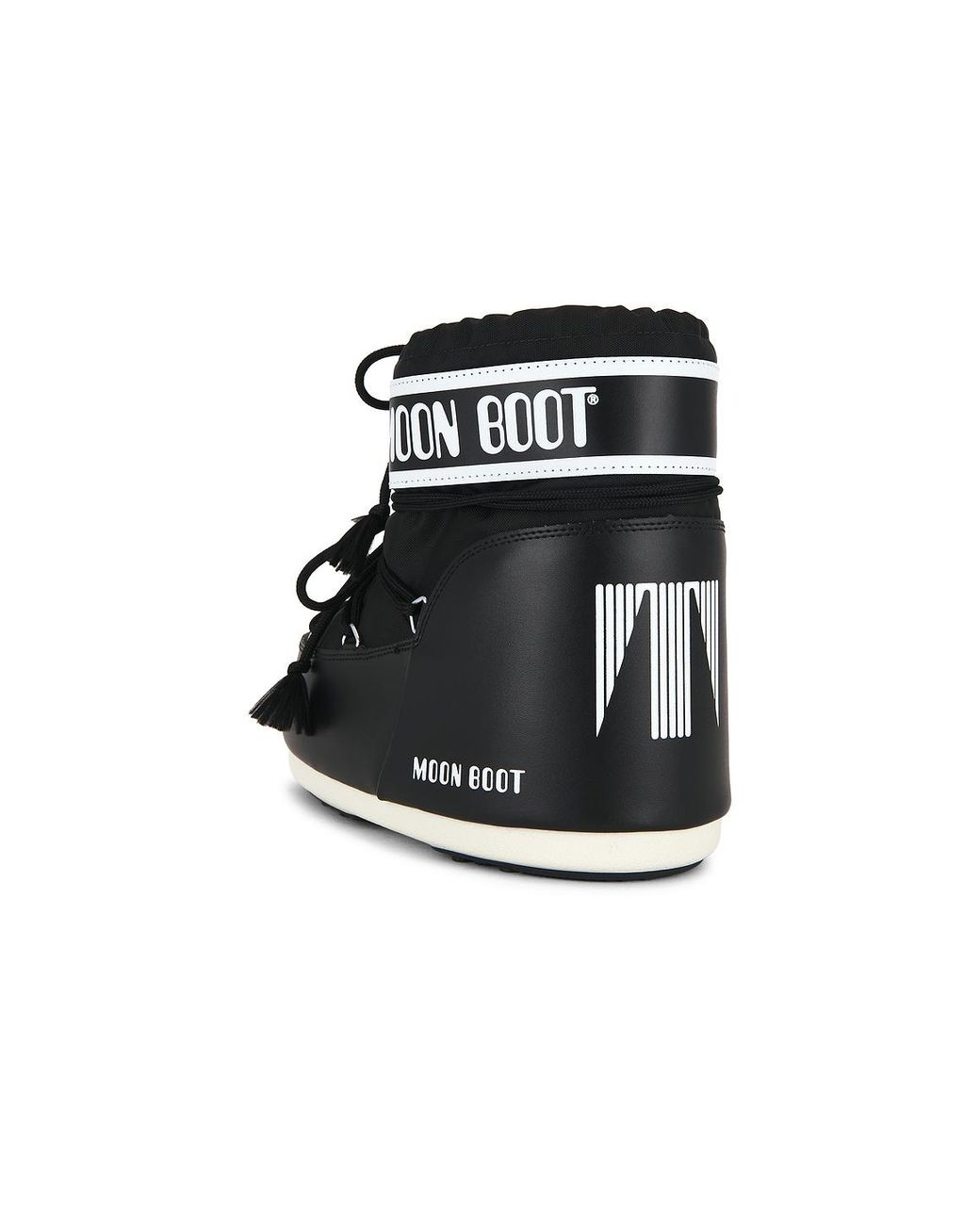 Moon Boot Black Icon Low Nylon Boot for men