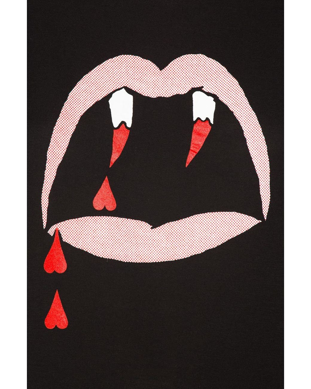 saint laurent blood luster tee
