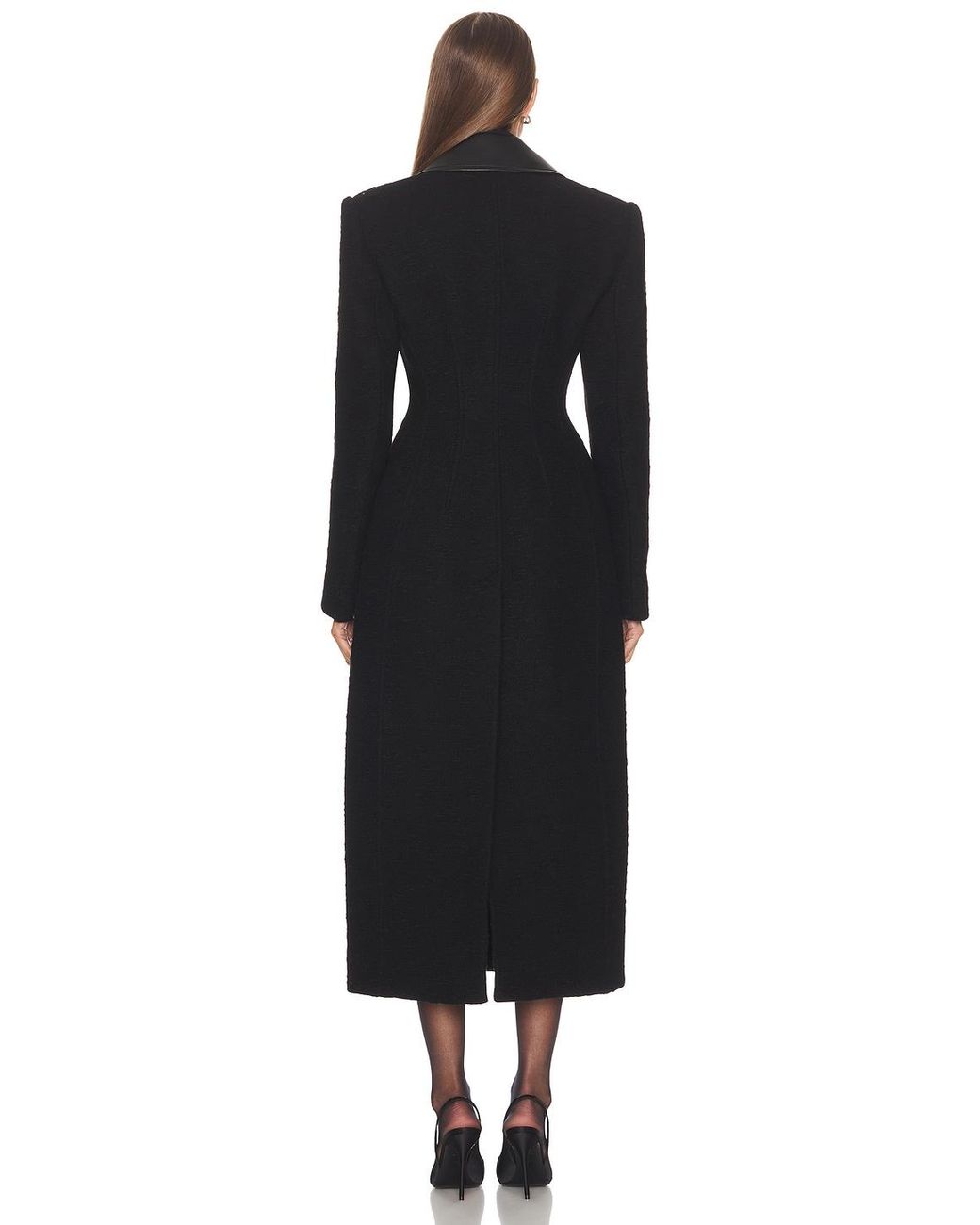 Sportmax Black Aere Coat