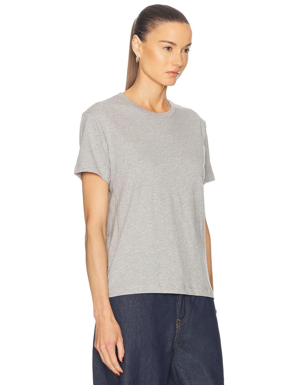 GRLFRND Gray Small Tee