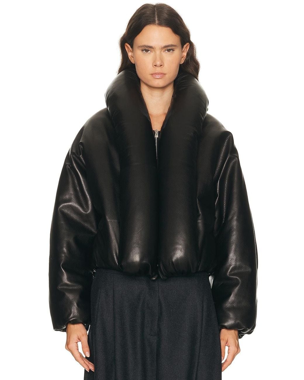Alaïa Black Alaϊa Padded Bomber Jacket