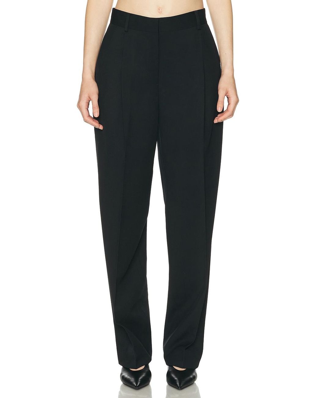 Totême Black Pleat Trouser