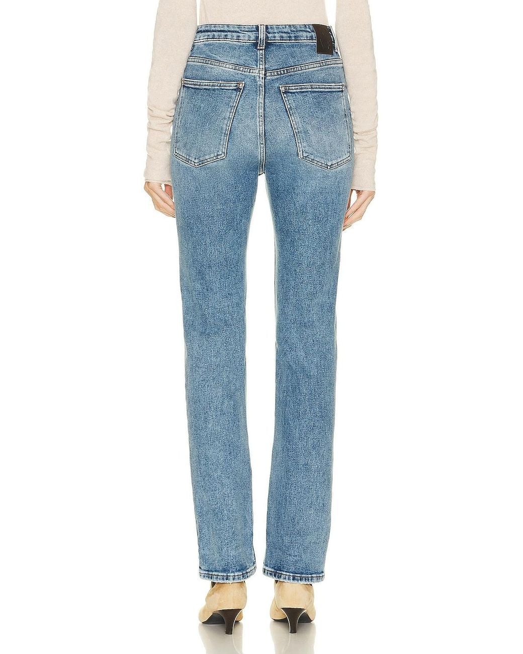 TOVE Blue Marlo Straight Leg Jeans