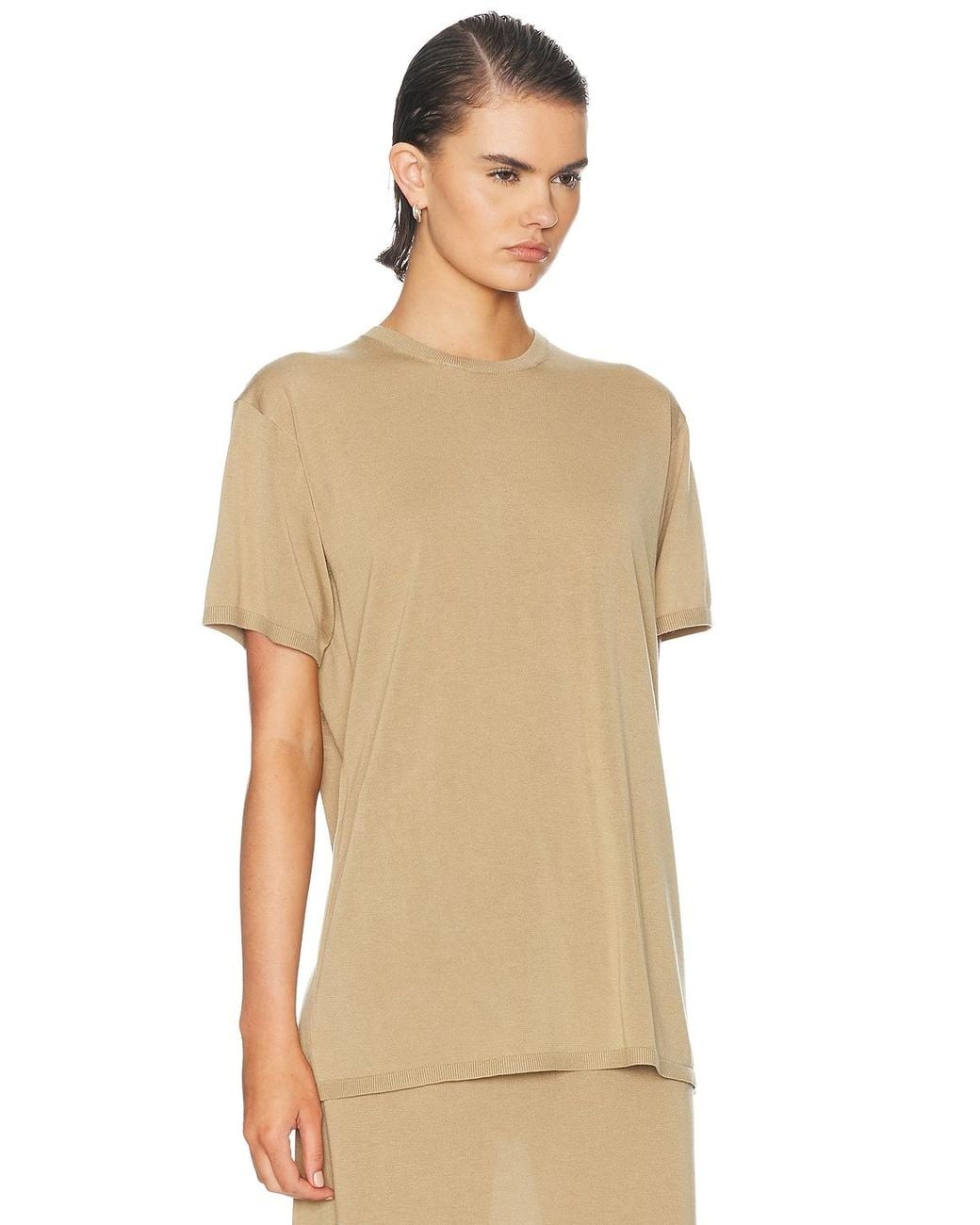 Totême  Natural Tee Knit Top