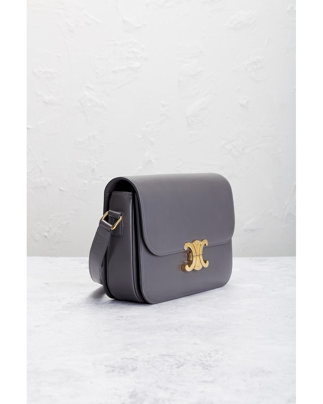 Céline Gray Triomphe Shoulder Bag