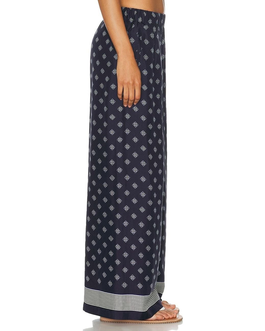 Bode Blue Foyer Diamon Pant