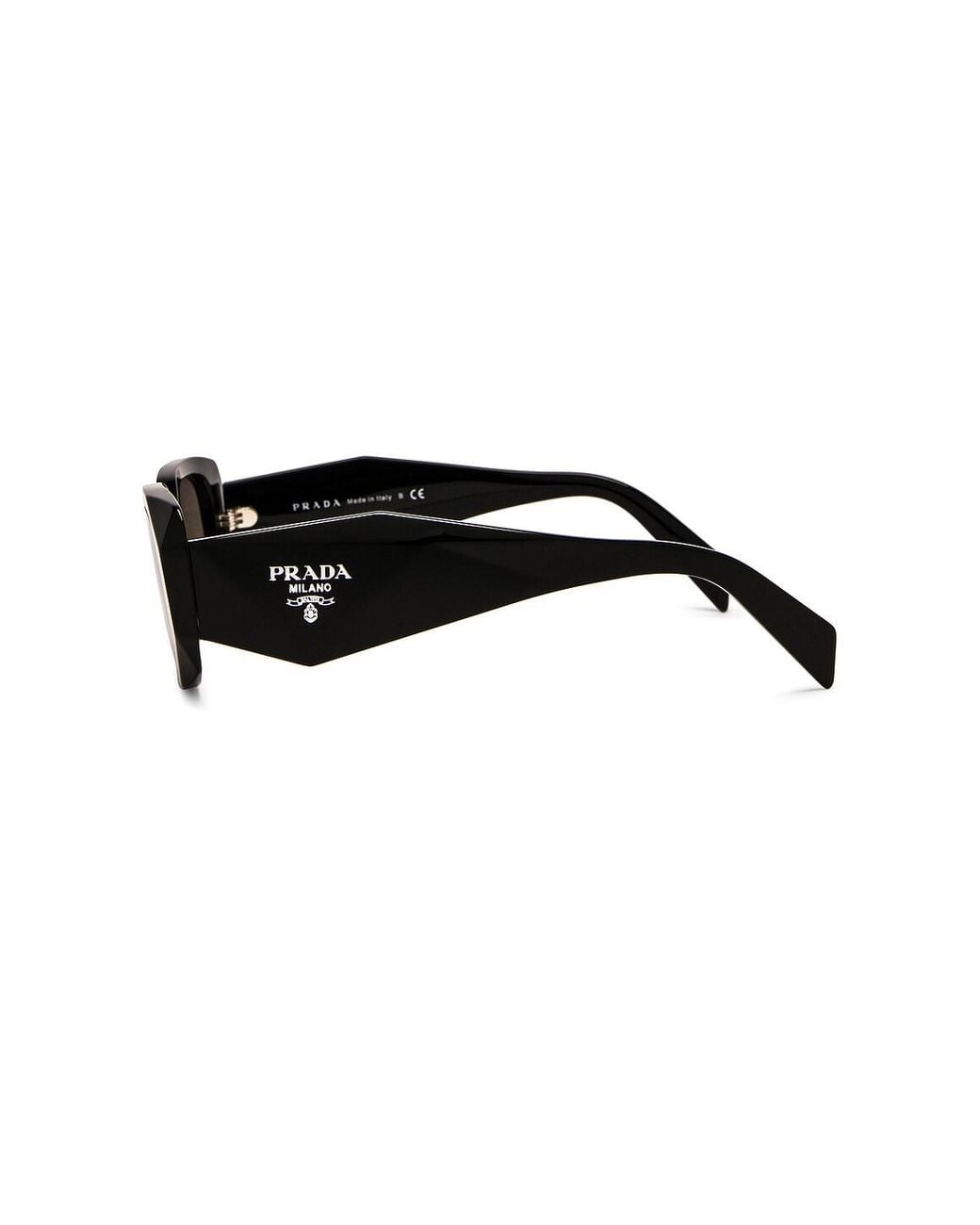 Prada Black Rectangle Sunglasses