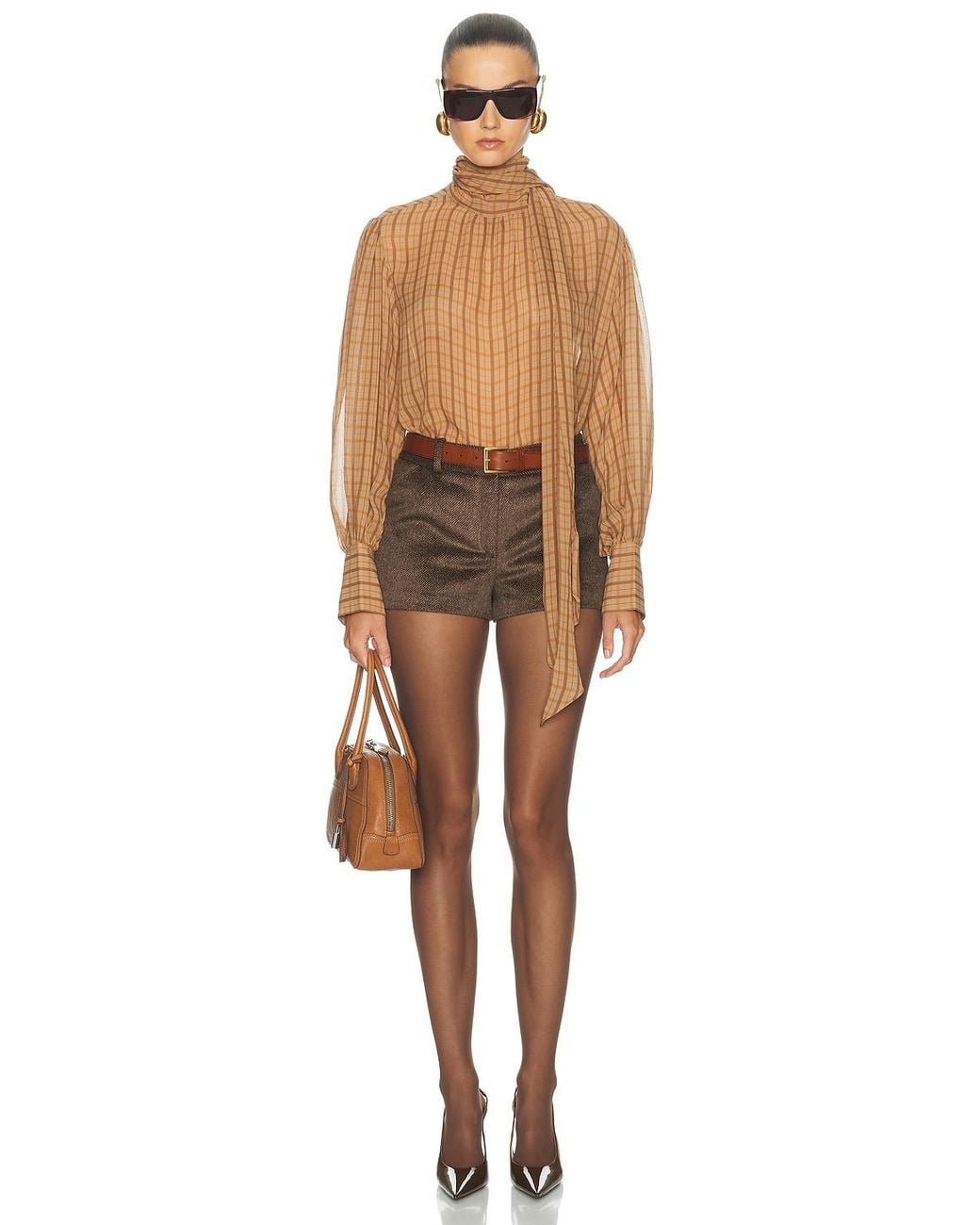 FRAME Multicolor The Lantern Blouse