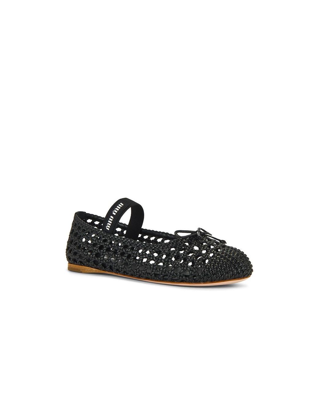 Miu Miu Black Ballet Flat