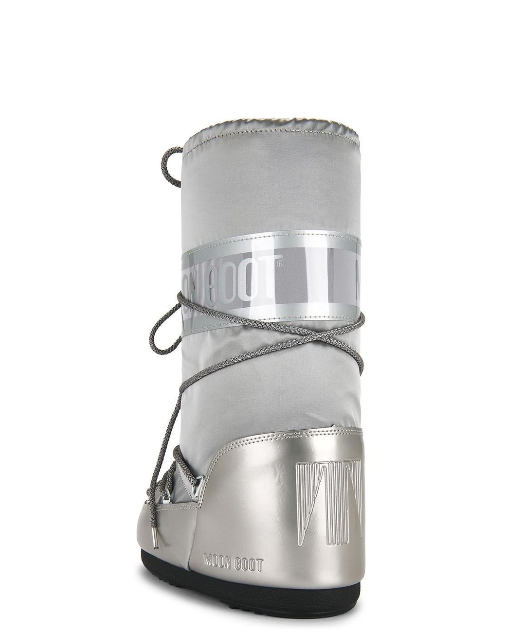 Moon Boot Icon Low Glance Boot in Metallic | Lyst