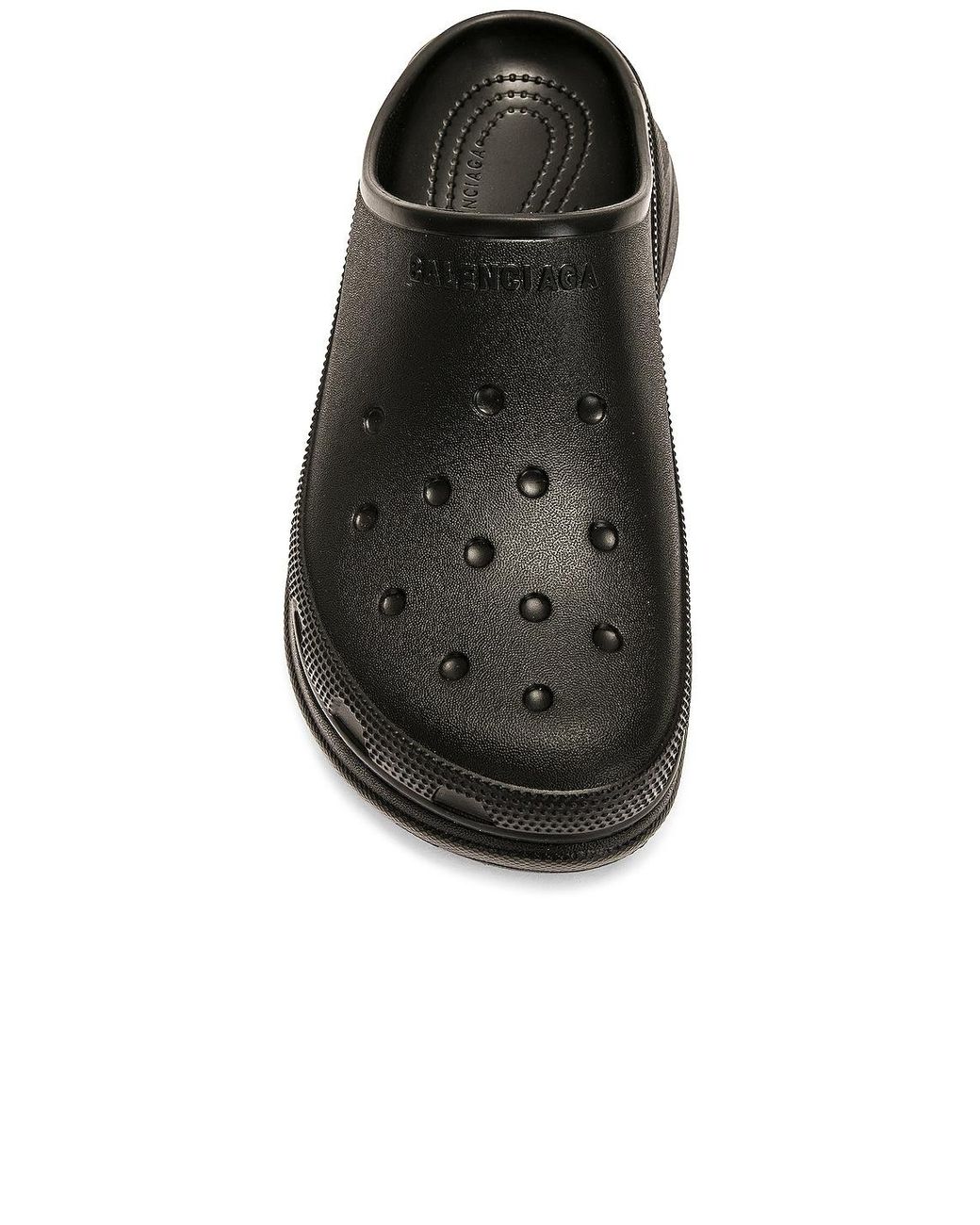 Balenciaga Black Crocs Mule