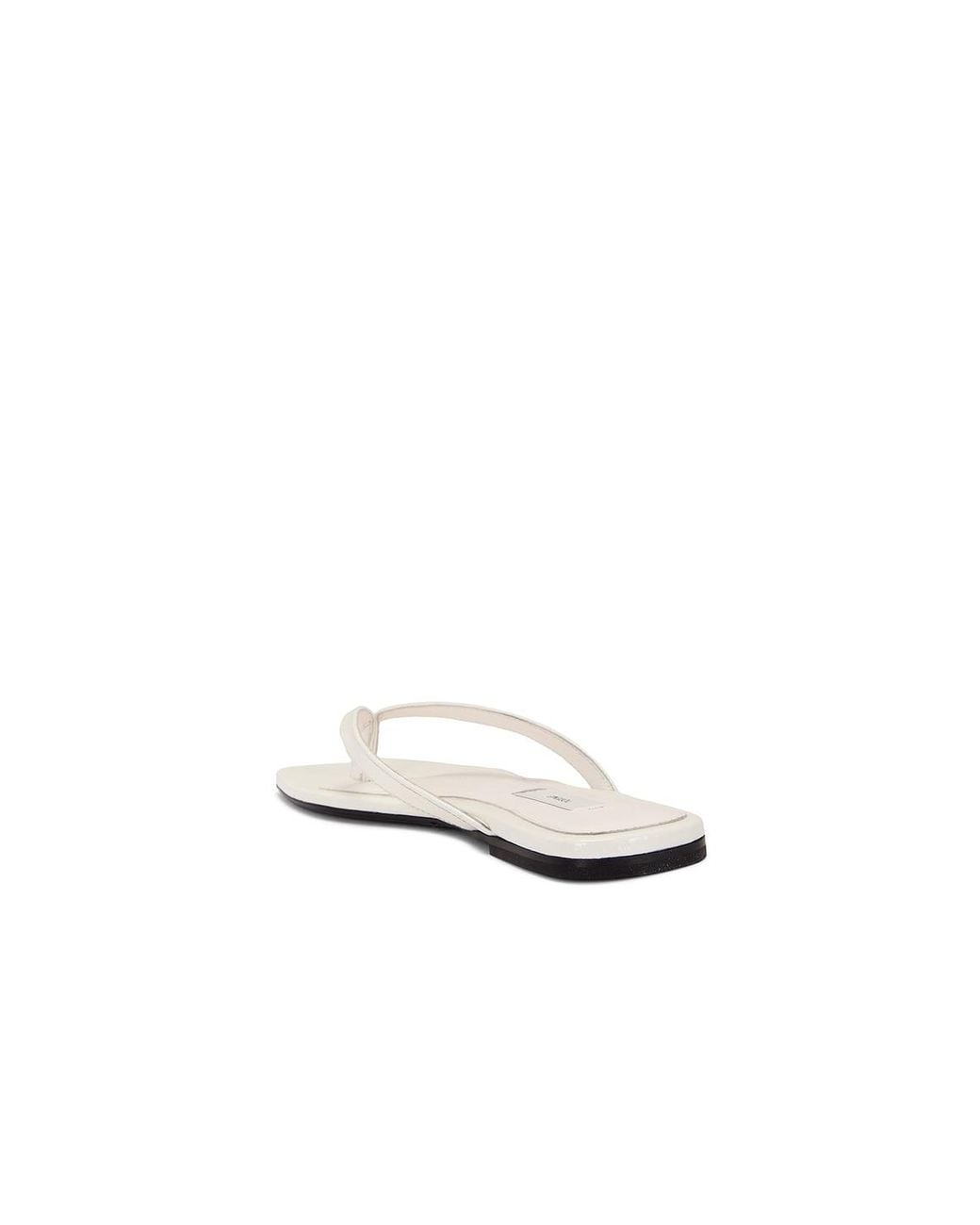 Totême  White Naplack Flip Flop
