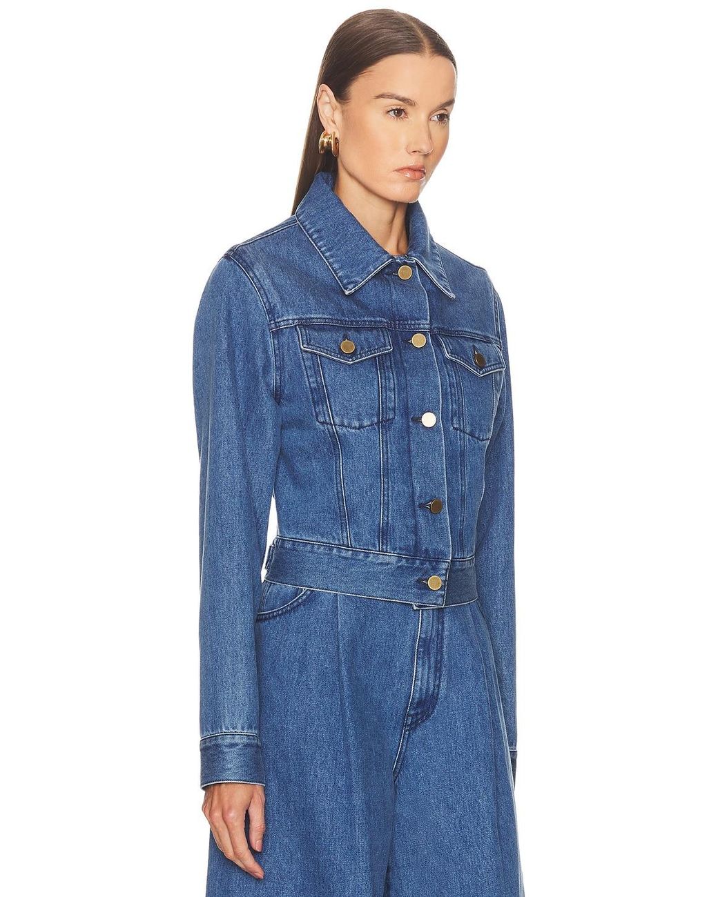 Gabriela Hearst Blue Bronte Jacket