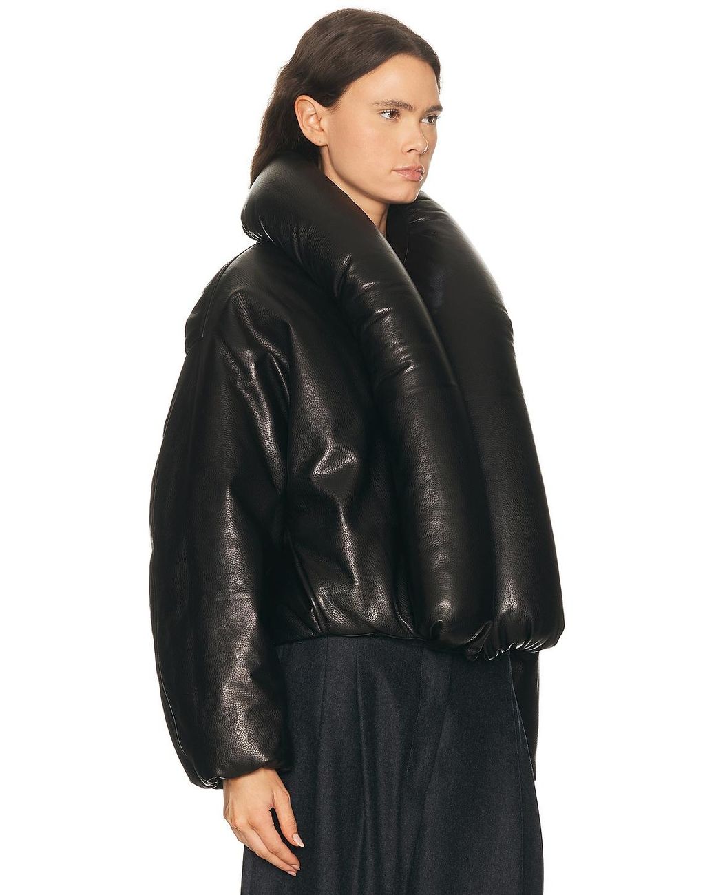 Alaïa Black Alaϊa Padded Bomber Jacket