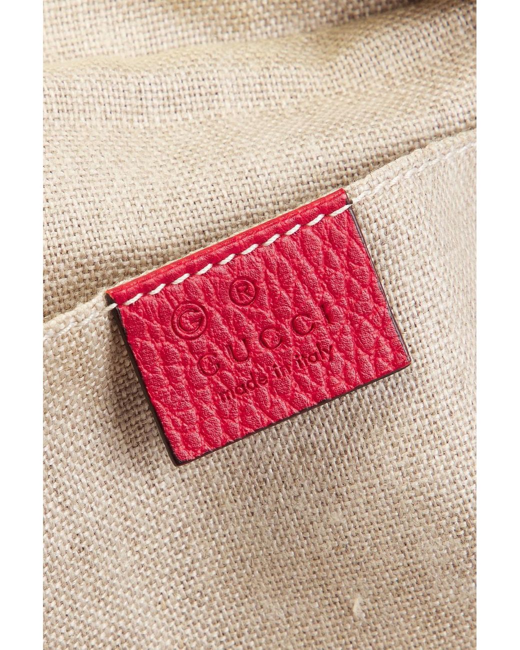 Gucci Red Mini Bree Messenger Bag
